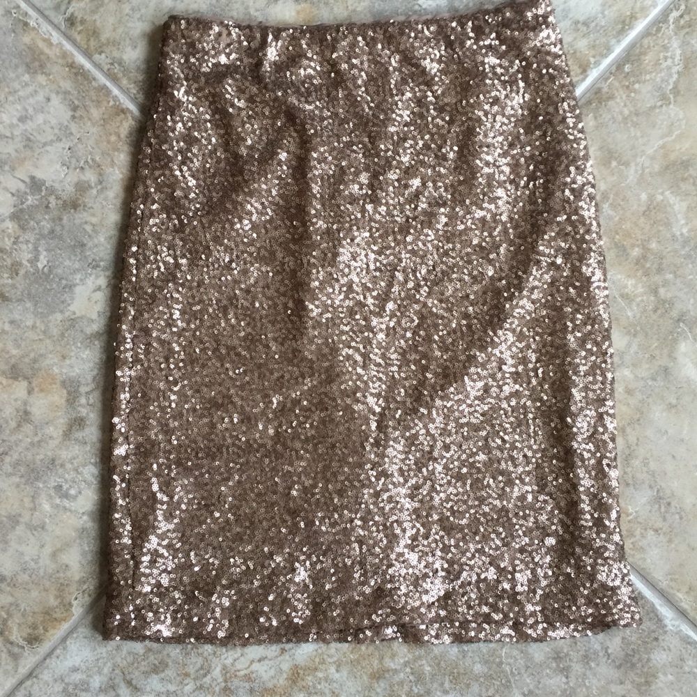 Sequin Pencil Skirt